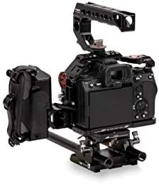 Комплект за наклонена камера E, Съвместим с камера Sony a7S III | комплект a7S III Pro с дръжки, релса на НАТО | TA-T18-E-B (черен)