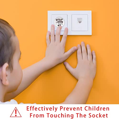 Капачки за контакти LAIYUHUA За защита от деца (на 12 и 24 опаковки), Трайна защита от електрически свещи | Пластмасови капачки за контакти