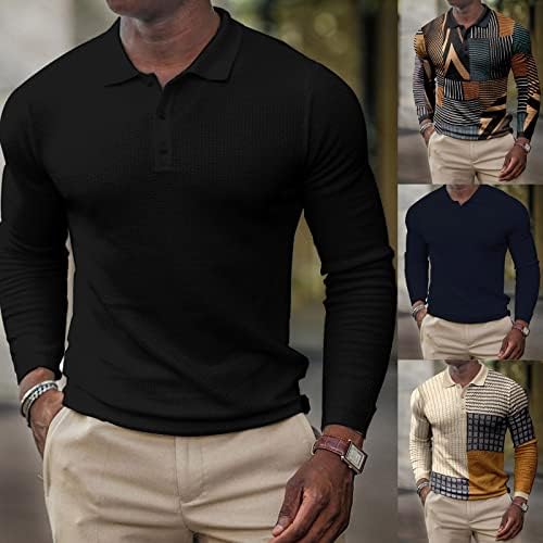 Мъжки Ежедневни Пуловер, Hoody с 3D Цифрово Принтом, Блуза, Копчета, Удобно Свободна Памучен Риза, Пуловер С Яка, Топ