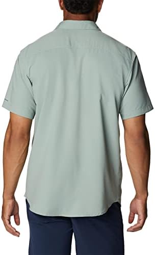 Однотонная риза Columbia Men ' s Utilizer II с къс ръкав, Отводящая Влага, Защита От Слънце