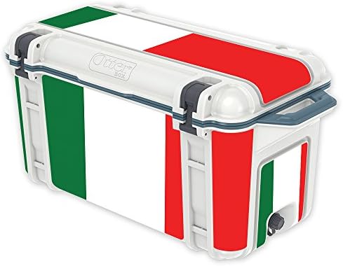 Калъф MightySkins (охладител в комплекта не е включена) е Съвместим с охладител OtterBox Venture 65 кв. Cooler - Италиански флаг