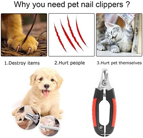 YANG1MN нокторезачки за кучета И котки, Тример за нокти, бързо защита, за да се избегне прерязване, нокторезачки за домашни