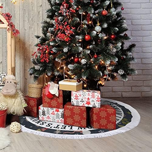 Пола под формата на елхи с Четка, Тампон с Коледни Декорации във формата на Силует на Коледа Кучето 30 Подложка под формата