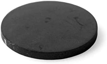 Стикер от полиран кръгла шунгита Karelian Heritage 20 мм (0,8 инча) | Защитна плоча от шунгита | Стикер Total Shield от шунгита