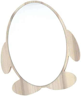 Огледало за Грим Veemoon Penguin 2 Опаковки Дървено Огледало за Тоалетка и Огледало Десктоп Огледало във формата На Огледала Плот