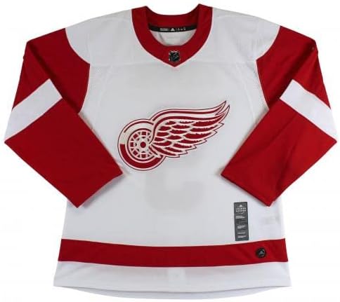 Ред Уингс Горди Хоу г-Н Хокей, КОПИТО Подписан от Бяла Риза Адидас 54 размер на PSA - Тениски NHL с автограф