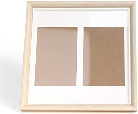 Дървена рамка за снимки MUZIRI KINOKOO Квадратна рамка за снимки (27,5x27,5 см.) - Побира рамка за снимки с размер 4 x 6 инча