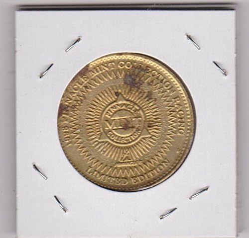 1998 г. - Бронзова монета Pinnacle 10 Car Наскар