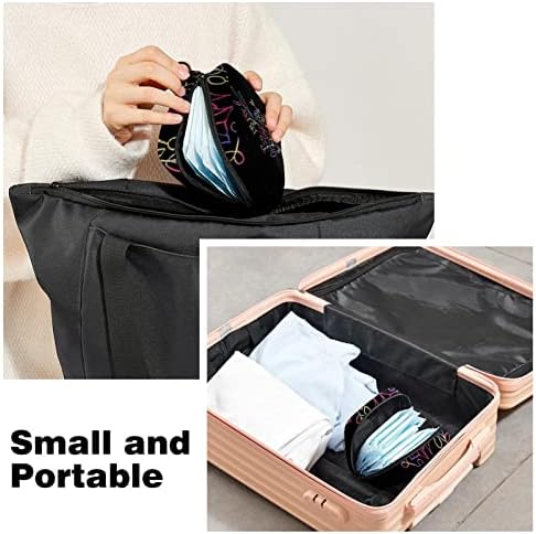 Чанта за съхранение на Хигиенни Кърпички ORYUEKAN, Преносими Многократна употреба Менструални Тампони джоб, Чанта за Съхранение на