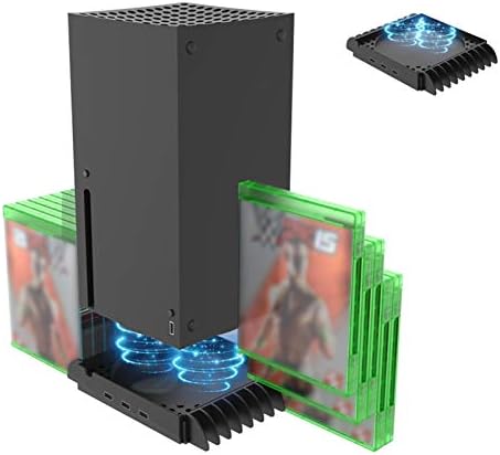 Вертикална поставка HANDAN с охлаждащ вентилатор за Xbox серия X Охлаждане със стойка за охлаждане на игралната конзола за Xbox