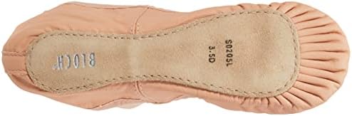 Дамски Балетные Обувки от естествена кожа Dansoft на пълна подметка от Bloch, Театрално-розово, 4,5