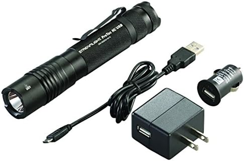 Streamlight 88054 ProTac HL USB 1000-Люменный Многотопливный USB Акумулаторна Професионален тактически фенер със зарядно устройство