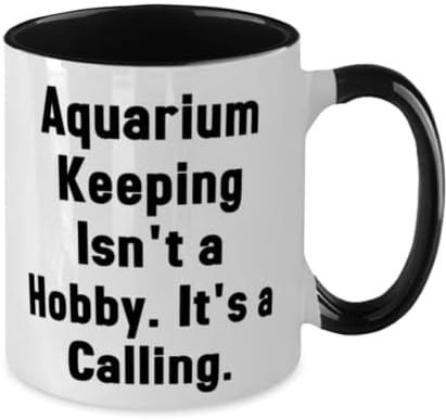 Сарказъм в два цвята чаша за съхранение на аквариума с 11 грама, Съдържание на аквариума - това не е хоби. Това Е Призвание, Подарък За