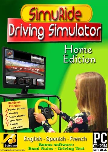 Симулатор за шофиране и правилата за движение по пътищата - 2012 SimuRide Home Edition - Комплект за обучение на водачи