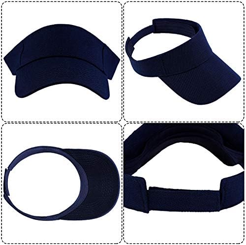 Aodaer 5 Опаковки Памучни Шапки с сенника Регулируеми Спортни Слънчеви Очила за Жени, Мъже На Открито