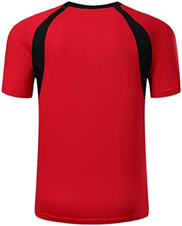 Huimingda/ Спортна Тениска За момчета с къс ръкав и кръгло деколте, Риза За Активни Тренировки, Бързосъхнеща Дишаща Спортно Облекло