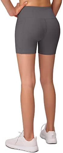 Волейболни шорти за танци и йога DALIGIRL за момичета с джобове - Детски Компресия Чорапогащник от Ликра за лека Атлетика (опаковка от