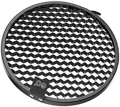 X-DREE 60-градусная ячеистая окото черен цвят за 7-инчов чинии абажура с рефлектор-рассеивателем (Нов модел Lon0167 с 60-градусова