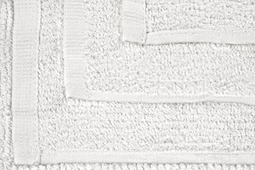 Кърпи за парцали от памук в рубчик Nouvelle Legende, 16 x 19 см, бели, Опаковки от 12