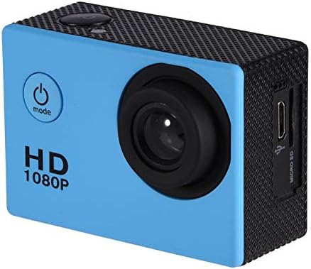 Спортна екшън камера Yosoo Health Gear, 30-Метров Подводен Водоустойчив DV-Камера, 90-Градусная HD-DV-Камера с Комплект за Монтаж на