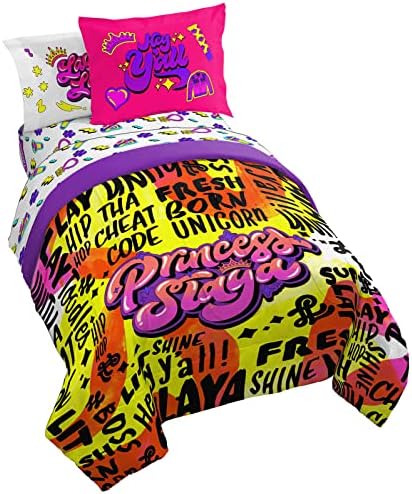 Комплект спално бельо Jay Franco Nickelodeon That Girl Lay Lay Hey Ya ' ll от 5 теми за двама - Включва одеялото и чаршафа - Супер