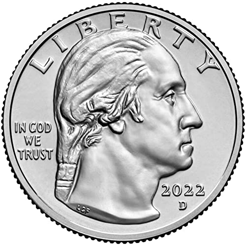 2022 P, D, S Нина-Otero Уорън, Набор от монети серия 3 American Women Quarter в Червено Бархатном торбата Без циркулация