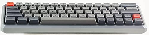 Механична клавиатура Clack от цели алуминий Превключватели Cherry MX Brown - С възможност за гореща замяна - GK64, Сив