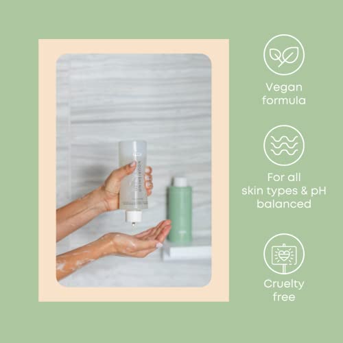Bushbalm Nourishing Body Wash - Овлажняващ Почистващо средство за Чувствителна кожа с жожоба, Алое Вера и витамин е - Без мирис, 360 мл