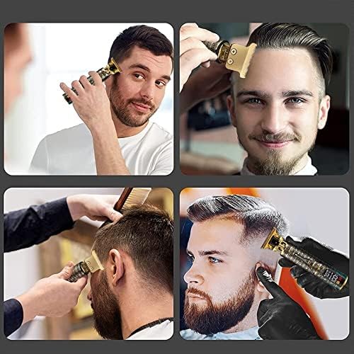 Машинки за Подстригване на коса за Мъже, Електрическа пишеща Машина За Подстригване на Коса T9, Тример за Коса за Мъже, Акумулаторна