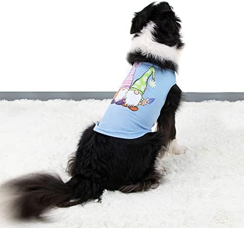 Пролетно-летни Ризи за кученца и кучета - Тениски с кученца, Дрехи за домашни любимци с яка-часова, Меки и дишащи Дрехи за кучета,