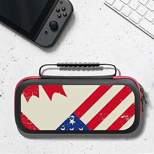 Калъф за носене на Ключа хартата на САЩ и Канада, Защитен Калъф, Твърд Калъф, чанта, Съвместима с Nintendo Switch