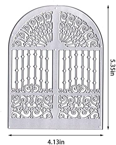 Threetols Рамката на Прозорец на Фона на Метални Печати за направата на Картички, Щампи за рязане на дограма за Хартиени Работи САМ