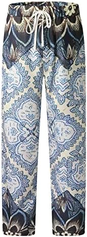 MIASHUI 6 Поролоновые Мъжки Модни Ежедневни Панталони Дантела с Джоб и Принтом, Панталони Големи Размери, Мъжки Панталони-Участък