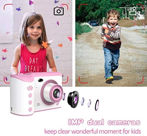 Детска помещение LKYBOA - Детски Цифров Фотоапарат за Момичета И Момчета, Подаръци, Камера с HD Телевизор за Деца, Противоударная