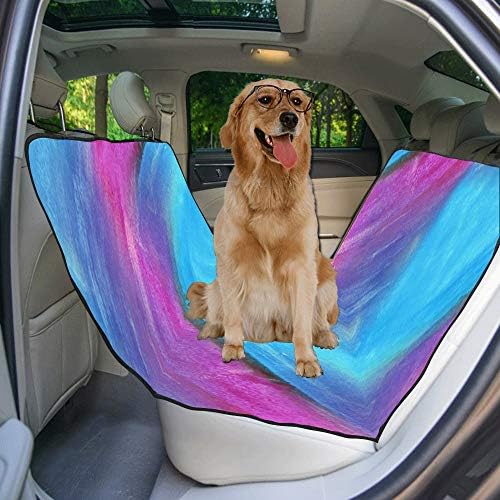 ENEVOTX Калъф За седалка кучета Потребителски Градиентный Дизайн, Стил на Творческа Печат, Покривала за автомобилни седалки за Кучета,
