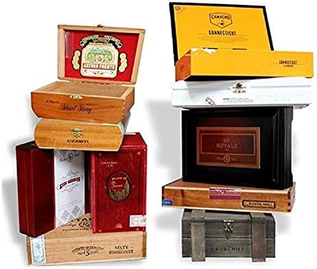 2 комплекта - Дървени Празни кутии от Пури, Опаковка от 10 празни