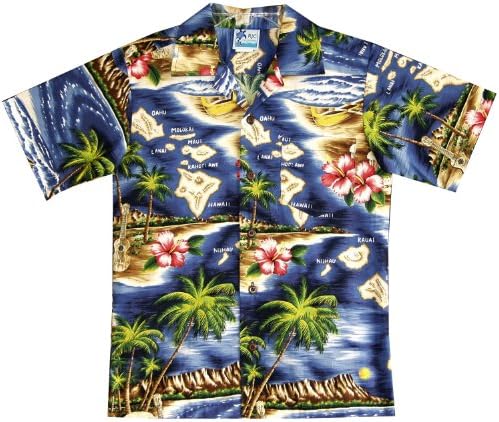 Хавайска риза RJC Boy ' s Hibiscus Hawaiian Island за момчета
