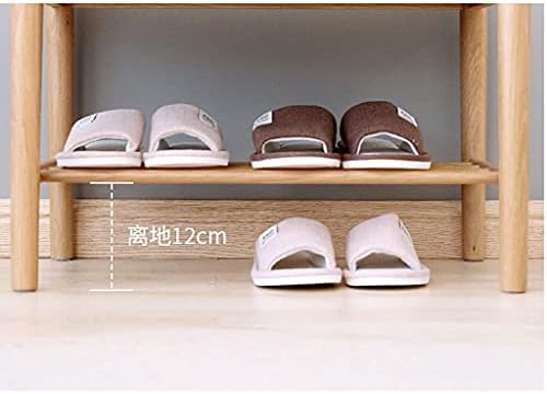 WYBW Минималистичен Модерен Творчески Столче За Преобличане Обувки от Масивна Дървесина, Шкаф за Обувки, изработени От Памук и Лен,