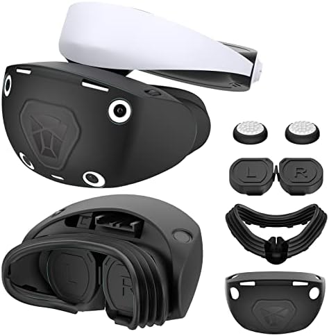 Комплект защитни покривала за виртуална реалност за Playstation VR2 Силиконов Калъф за слушалки PSVR2, тампон върху възглавница