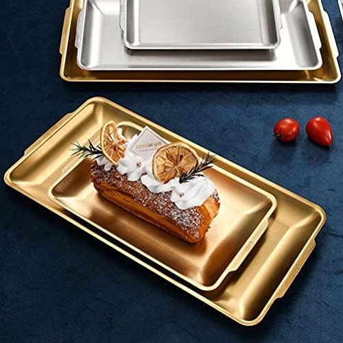 Хартия за печене Happyyami Кръгла Форма за Торта Метален Сервировочный Тава Златни Тави За съхранение на Презентационни Плочи