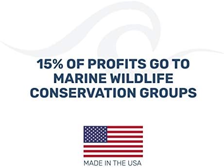 Регулируема котва гривна Въртоп Vibes - Произведено в САЩ от 550 военни паракордов - 15% Дарени за запазване на морски дивата