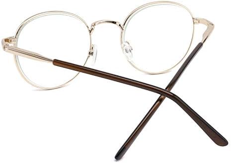 Tismac Синя Светлина Блокер Очила За Четене Женски Мъжки Метални Очила За Четене Очилата