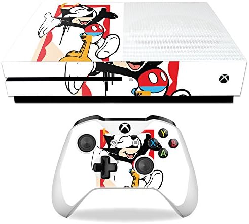 Корица MightySkins е Съвместим с Microsoft Xbox One S - Смяна на героите | Защитно, здрава и уникална Vinyl стикер | Лесно се нанася, се