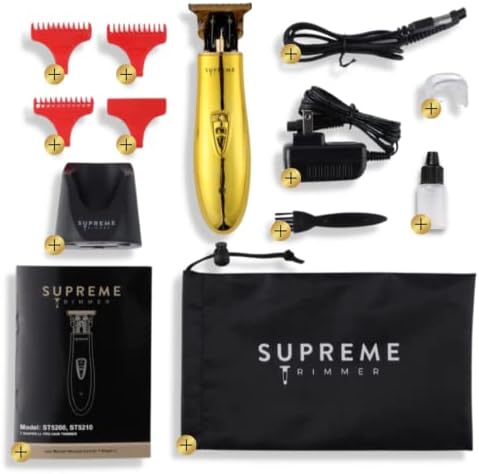 Комплект за подстригване Supreme Trimmer, Тример за коса и мъжка Самобръсначка от фолио, Професионална Машинка за оформяне на брада -