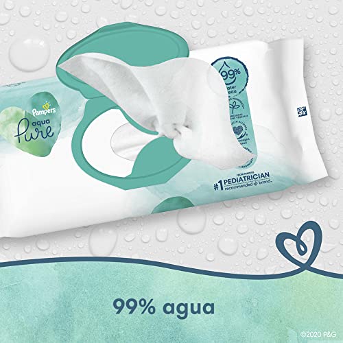 Бебешки кърпички Pampers Aqua Pure Sensitive 6X Pop-Топ 336 бр.