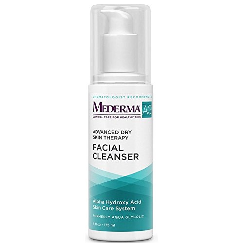 Mederma (Aqua Glycolic) Разширено Почистващо средство за грижа за суха кожа на лицето, 6 унции (опаковка от 2 броя)