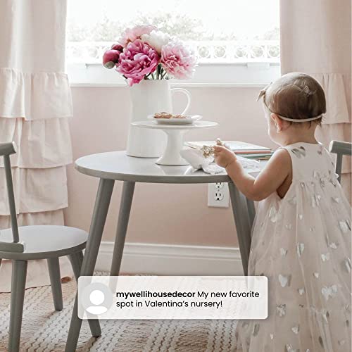 Комплект за детска маса и 2 стола Delta Children Homestead - идеален за практикуване на декоративно-приложен изкуство, сертифицирани Greenguard