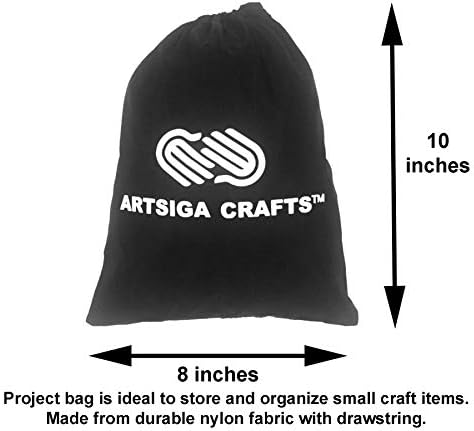 Frank A. Едмъндс Комплект състои се от отделна рамка, за да превъртите релси в комплект с Малка Проектна чанта Artsiga Crafts