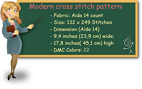 Коледни Чорапи с Шарките на Кръстат Бод PDF/Персонални Модерна Преброяване Проста Схема Кръстат Бод с Мил Ангел и Мечка DMC