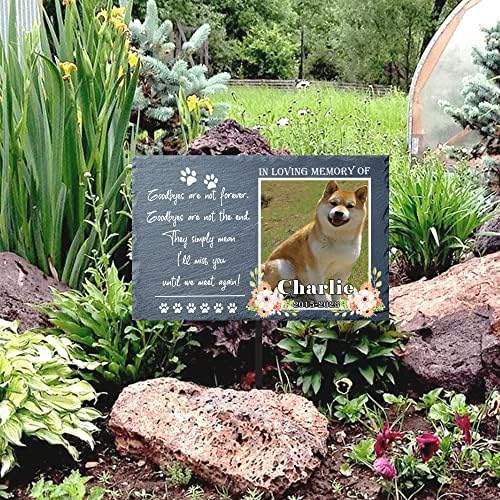 Сбогом не са вечни, Персонални Брой за Мемориална дъска Кучето Shiba-Ин, се Броят за Загуба на домашни любимци плакети за Декор на Градина